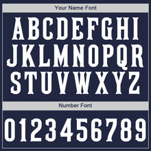 Загрузить изображение в средство просмотра галереи, Custom Navy White Authentic Baseball Jersey