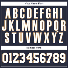 Laden Sie das Bild in den Galerie-Viewer, Custom Stitched Navy White-Old Gold Sports Pullover Sweatshirt Hoodie