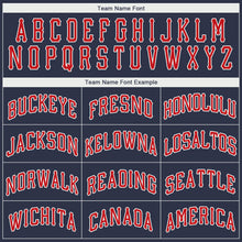 Charger l'image dans la galerie, Custom Navy Red-White Performance T-Shirt