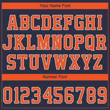 Загрузить изображение в средство просмотра галереи, Custom Navy Orange-White Performance T-Shirt