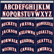 Загрузить изображение в средство просмотра галереи, Custom Navy Red-White Authentic Baseball Jersey