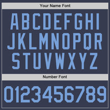 Загрузить изображение в средство просмотра галереи, Custom Navy Light Blue Performance T-Shirt