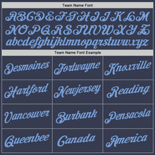 Загрузить изображение в средство просмотра галереи, Custom Navy Light Blue Performance T-Shirt