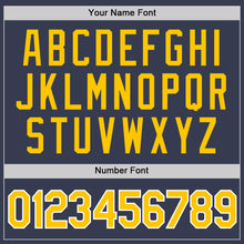 Загрузить изображение в средство просмотра галереи, Custom Navy Gold-White Performance T-Shirt