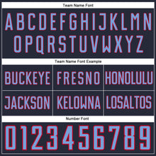 Загрузить изображение в средство просмотра галереи, Custom Navy Light Blue-Red Authentic Throwback Basketball Shorts