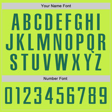 Load image into Gallery viewer, Custom Neon Green Kelly Green-White Authentic Throwback Basketball Jersey