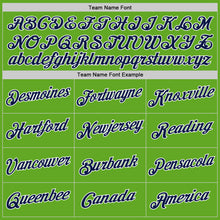 Загрузить изображение в средство просмотра галереи, Custom Stitched Neon Green Navy-White Sports Pullover Sweatshirt Hoodie