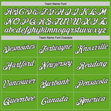 Загрузить изображение в средство просмотра галереи, Custom Stitched Neon Green White-Black Sports Pullover Sweatshirt Hoodie