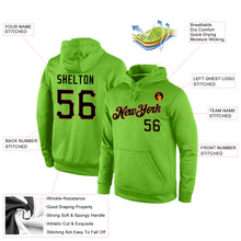 Загрузить изображение в средство просмотра галереи, Custom Stitched Neon Green Black-Old Gold Sports Pullover Sweatshirt Hoodie