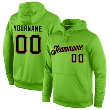 Загрузить изображение в средство просмотра галереи, Custom Stitched Neon Green Black-Old Gold Sports Pullover Sweatshirt Hoodie