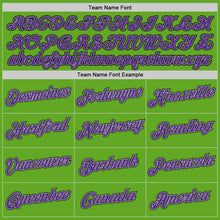 Загрузить изображение в средство просмотра галереи, Custom Stitched Neon Green Purple-Gray Sports Pullover Sweatshirt Hoodie