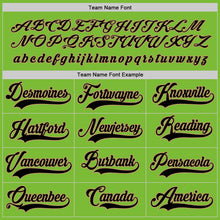 Загрузить изображение в средство просмотра галереи, Custom Neon Green Black-Old Gold Hockey Jersey