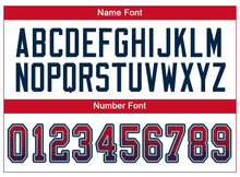 Загрузить изображение в средство просмотра галереи, Custom Scarlet Navy-Gray Drift Fashion Football Jersey