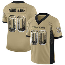 Загрузить изображение в средство просмотра галереи, Custom Vegas Gold Black-White Drift Fashion Football Jersey