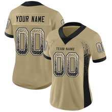 Загрузить изображение в средство просмотра галереи, Custom Vegas Gold Black-White Drift Fashion Football Jersey