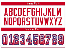 Загрузить изображение в средство просмотра галереи, Custom White Scarlet-Royal Drift Fashion Football Jersey