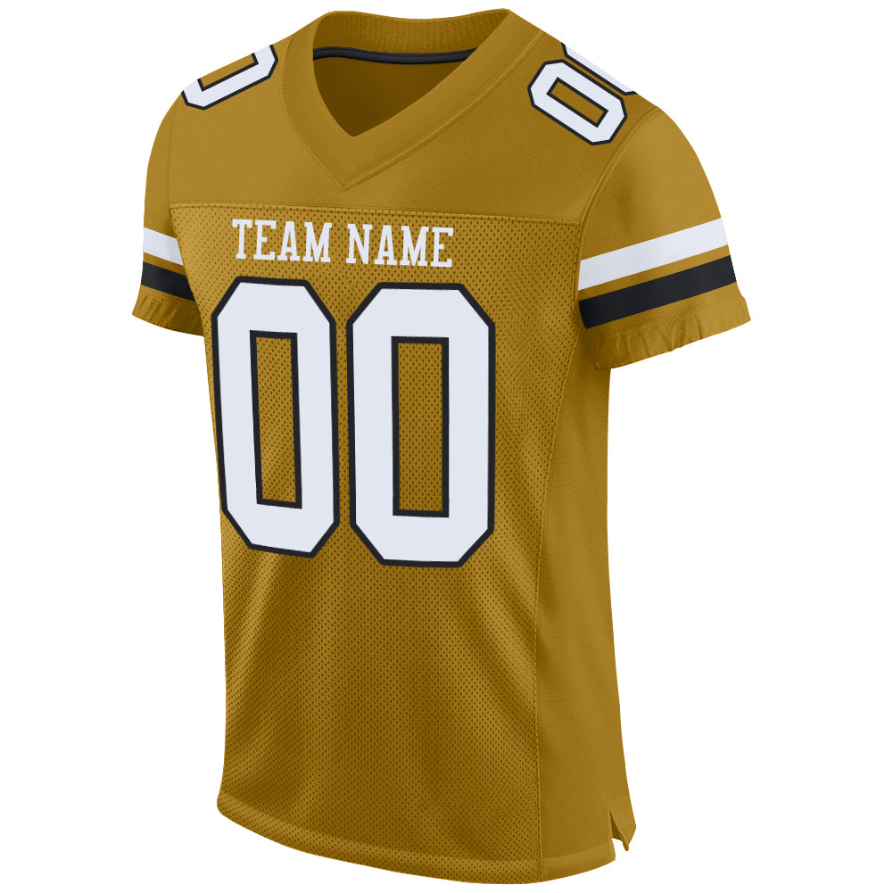 MEN'S DASH CUSTOMIZABLE FOOTBALL PRACTICE JERSEY Shirt Colors Gold Men's  Shirt Size Small/Medium