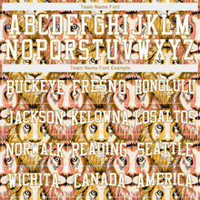 Load image into Gallery viewer, Custom Stitched Old Gold White-Old Gold 3D Pattern Design Lion Sports Pullover Sweatshirt Hoodie