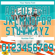 Charger l'image dans la galerie, Custom Old Gold Teal-White 3D Pattern Design Puppy Pug Authentic Baseball Jersey