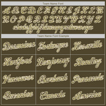 Load image into Gallery viewer, Custom Olive Camo-Cream Round Neck Rib-Knit Salute To Service Basketball Jersey