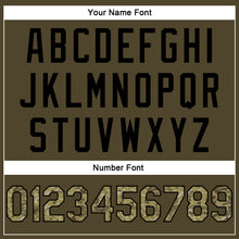 Laden Sie das Bild in den Galerie-Viewer, Custom Stitched Olive Camo-Black Sports Pullover Sweatshirt Salute To Service Hoodie