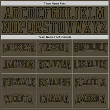 Laden Sie das Bild in den Galerie-Viewer, Custom Stitched Olive Olive-Black Sports Pullover Sweatshirt Salute To Service Hoodie