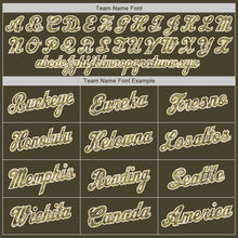 Charger l'image dans la galerie, Custom Olive Camo-Cream Authentic Throwback Rib-Knit Salute To Service Baseball Jersey Shirt