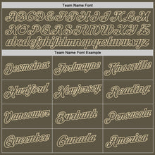 Laden Sie das Bild in den Galerie-Viewer, Custom Stitched Olive Olive-Cream Sports Pullover Sweatshirt Hoodie