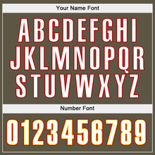 Load image into Gallery viewer, Custom Stitched Olive White-Gold Sports Pullover Sweatshirt Salute To Service Hoodie