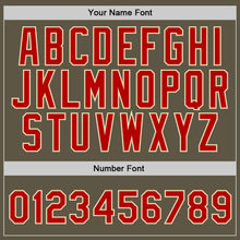 Загрузить изображение в средство просмотра галереи, Custom Stitched Olive Red-Cream Sports Pullover Sweatshirt Salute To Service Hoodie