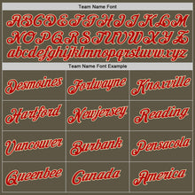 Загрузить изображение в средство просмотра галереи, Custom Stitched Olive Red-Cream Sports Pullover Sweatshirt Salute To Service Hoodie