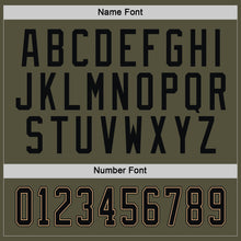 Charger l'image dans la galerie, Custom Olive Black-Old Gold Salute To Service Hockey Jersey