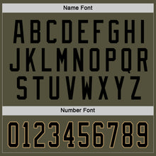Загрузить изображение в средство просмотра галереи, Custom Olive Black-Old Gold Salute To Service Hockey Jersey