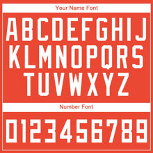 Charger l'image dans la galerie, Custom Orange White Round Neck Suit Basketball Jersey