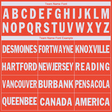 Charger l'image dans la galerie, Custom Orange White V-Neck Basketball Jersey