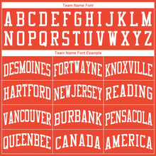 Laden Sie das Bild in den Galerie-Viewer, Custom Orange White Round Neck Suit Basketball Jersey