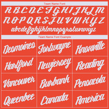 Charger l'image dans la galerie, Custom Orange White V-Neck Basketball Jersey