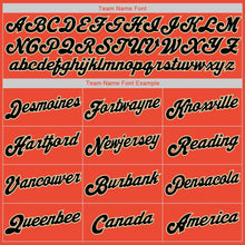 Charger l'image dans la galerie, Custom Orange Black-Cream Round Neck Rib-Knit Basketball Jersey