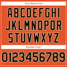 Laden Sie das Bild in den Galerie-Viewer, Custom Stitched Orange Black-Old Gold Sports Pullover Sweatshirt Hoodie