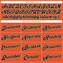 Laden Sie das Bild in den Galerie-Viewer, Custom Stitched Orange Black-Old Gold Sports Pullover Sweatshirt Hoodie