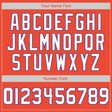 Load image into Gallery viewer, Custom Stitched Orange White-Purple Sports Pullover Sweatshirt Hoodie