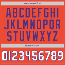 Load image into Gallery viewer, Custom Orange White-Purple Authentic American Flag Fashion Baseball Jersey