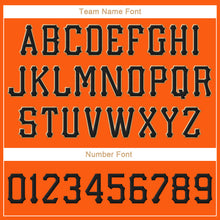 Загрузить изображение в средство просмотра галереи, Custom Orange Black-Old Gold Stitched Adjustable Snapback Hat