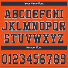 Загрузить изображение в средство просмотра галереи, Custom Orange Navy-White Performance T-Shirt