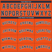 Загрузить изображение в средство просмотра галереи, Custom Orange Navy-White Performance T-Shirt