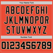 Laden Sie das Bild in den Galerie-Viewer, Custom Orange Black-Old Gold Authentic Throwback Rib-Knit Baseball Jersey Shirt