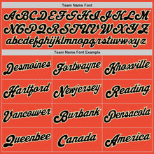 Laden Sie das Bild in den Galerie-Viewer, Custom Orange Black-Old Gold Authentic Throwback Rib-Knit Baseball Jersey Shirt