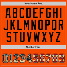 Load image into Gallery viewer, Custom Stitched Orange Vintage USA Flag-Cream Sports Pullover Sweatshirt Hoodie