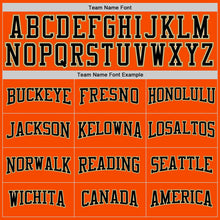 Загрузить изображение в средство просмотра галереи, Custom Stitched Orange Black Pinstripe Black-Old Gold Sports Pullover Sweatshirt Hoodie