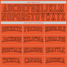 Laden Sie das Bild in den Galerie-Viewer, Custom Stitched Orange Orange-Black Sports Pullover Sweatshirt Hoodie